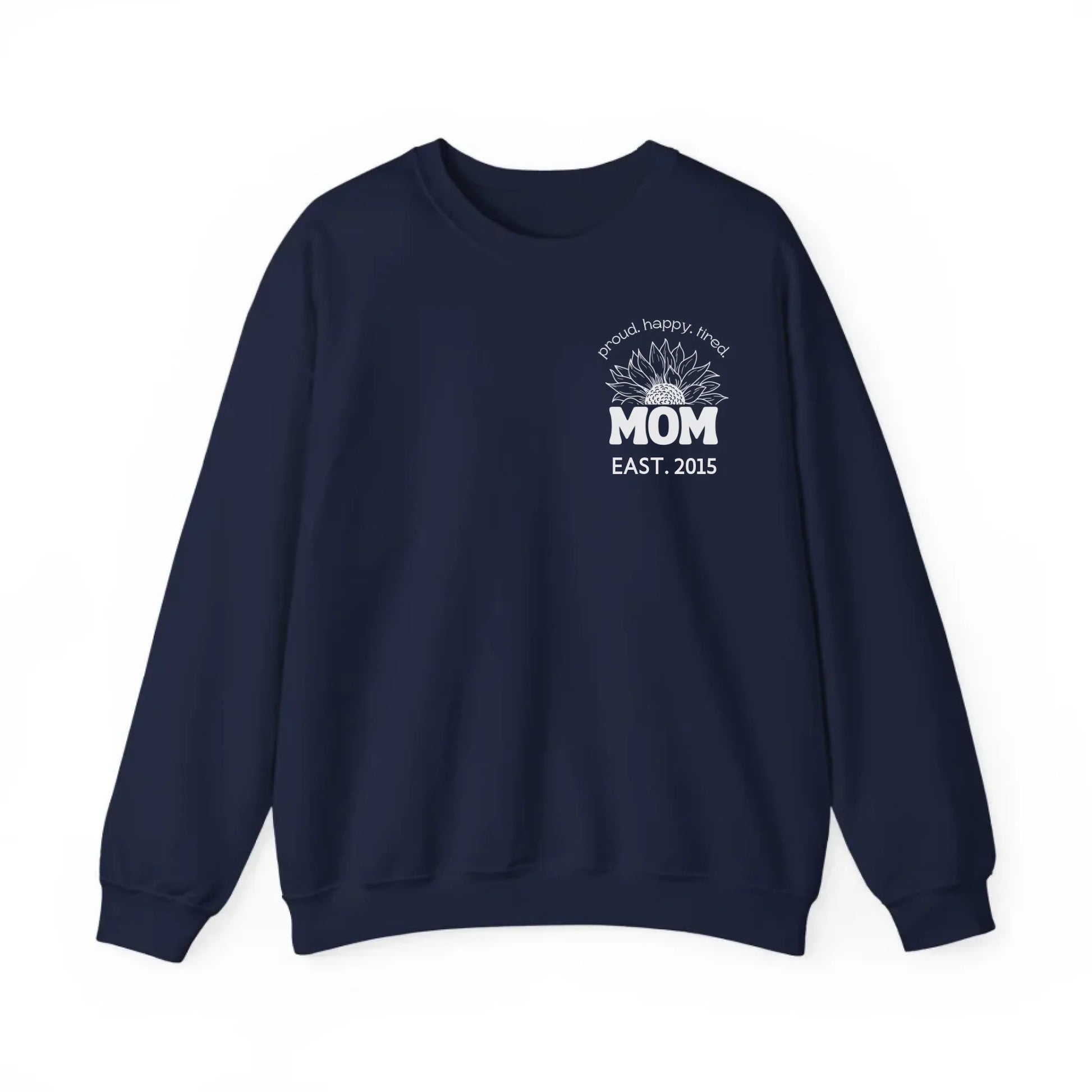 mamagibt Sweatshirt Mama Sonnenblume mit Datum