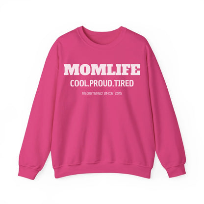 Printify Mama Sweatshirt Momlife personalisiert mit Datum