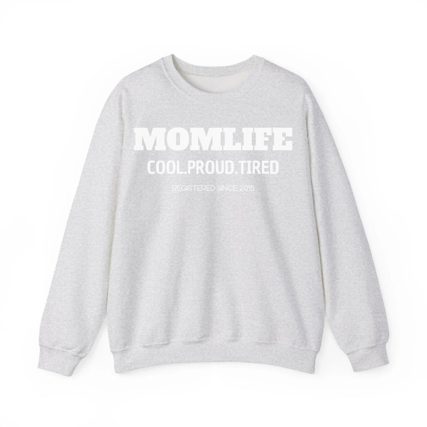 Printify Mama Sweatshirt Momlife personalisiert mit Datum