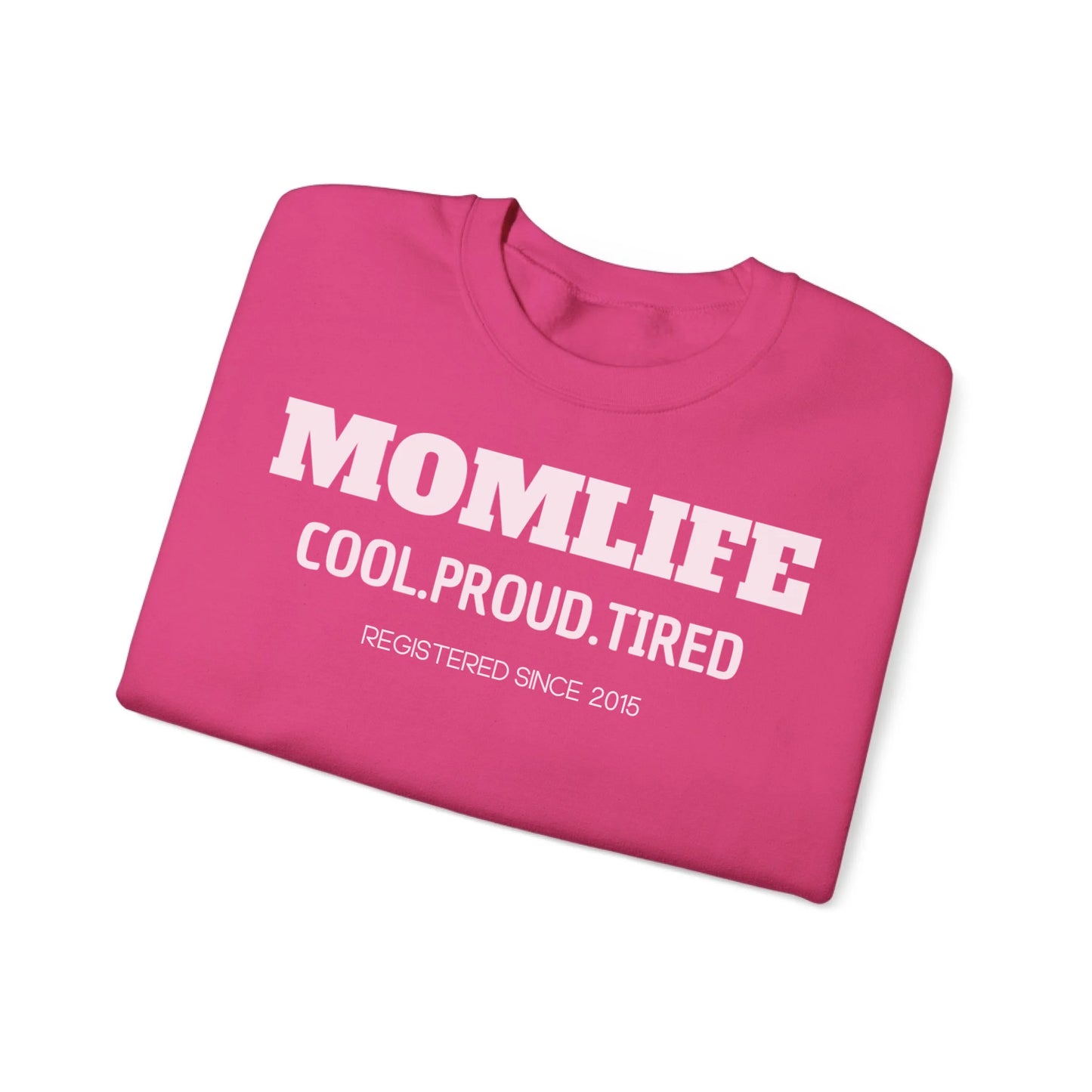 Printify Mama Sweatshirt Momlife personalisiert mit Datum