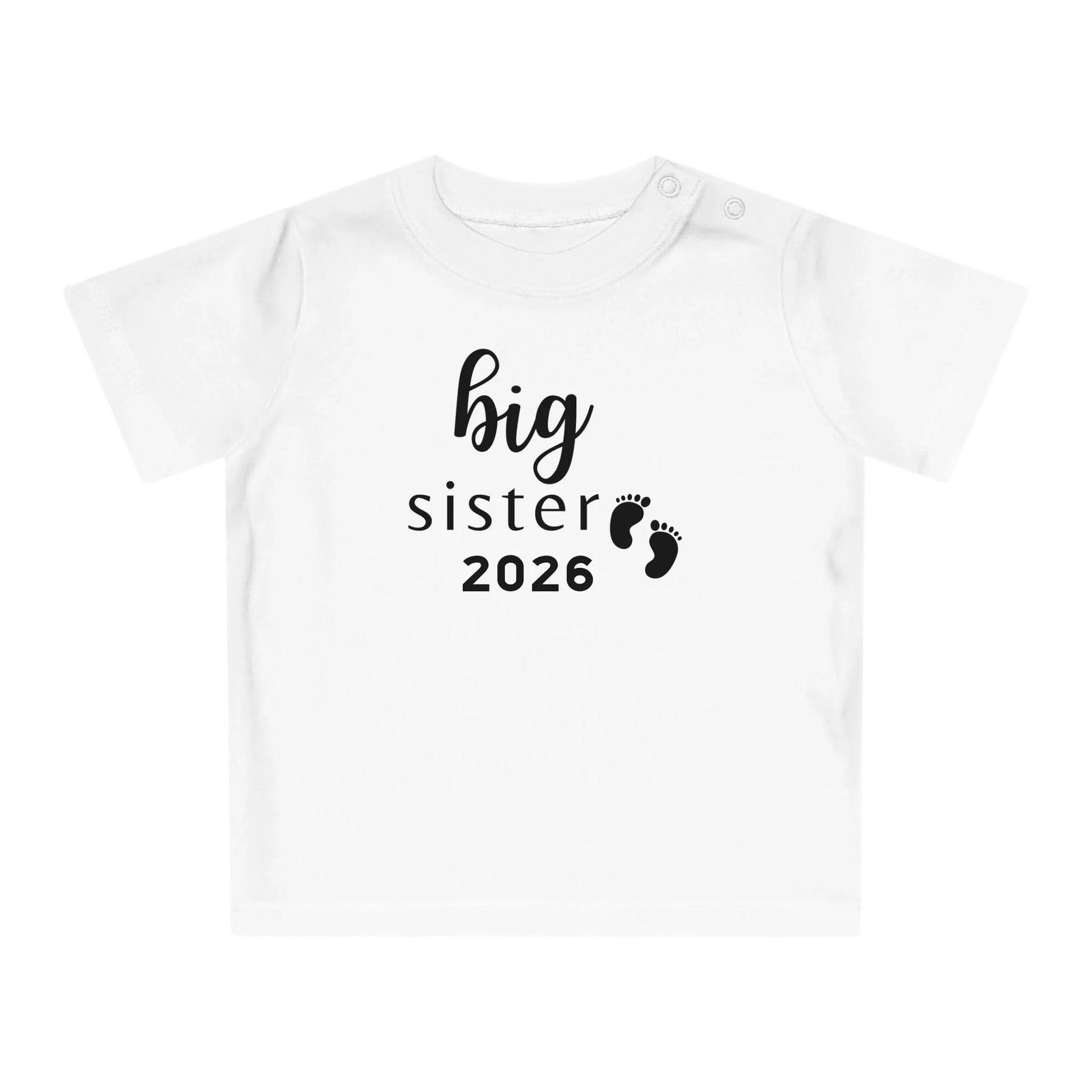 mamagibt Baby T-Shirt Ankündigung big sister