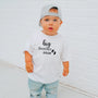 Printify Baby T-Shirt Ankündigung big brother Baby T-Shirt großer Bruder Ankündigung personalisiert