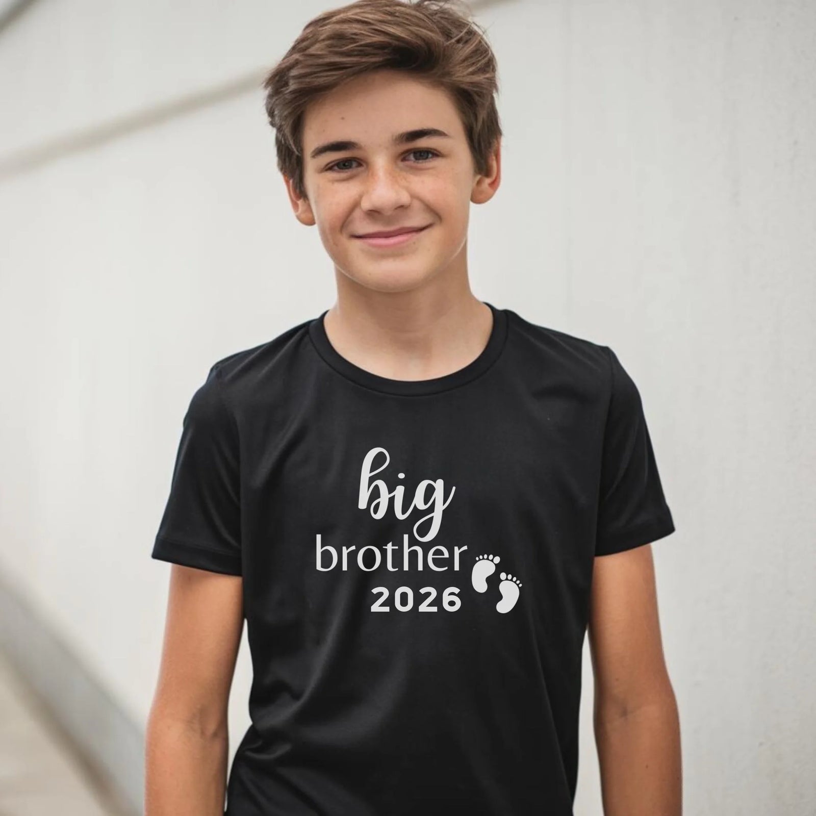 mamagibt Kinder T-Shirt großer Bruder Ankündigung