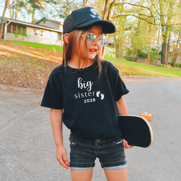 Kinder T-Shirt große Schwester Ankündigung
