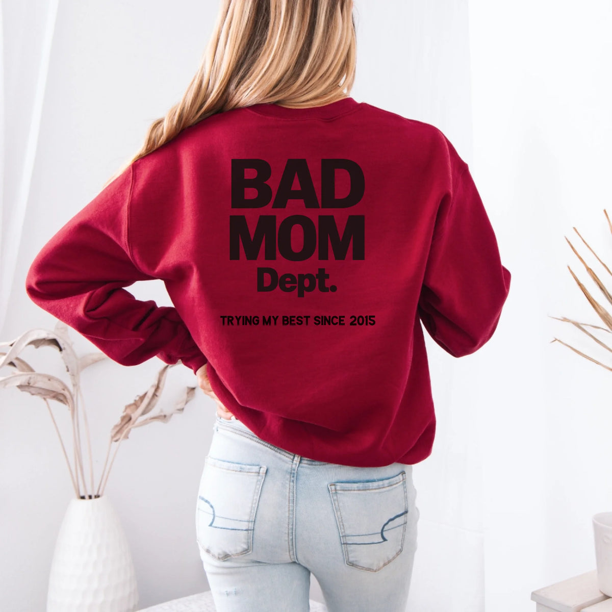 Mama -Sweatshirt red  2