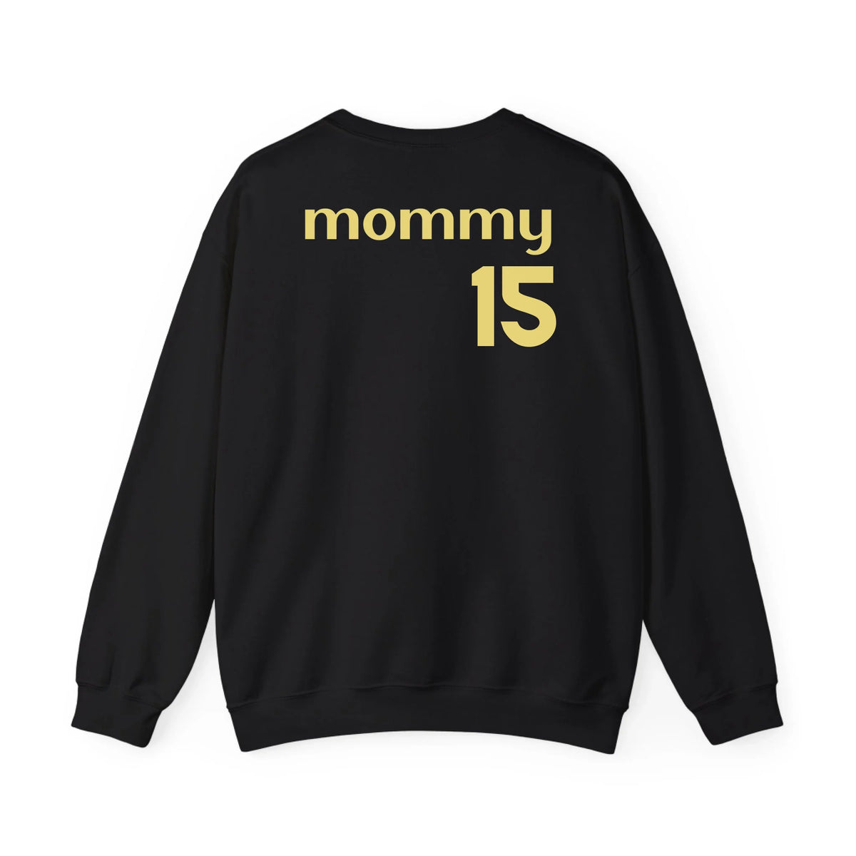 black sweatshirt back mockup