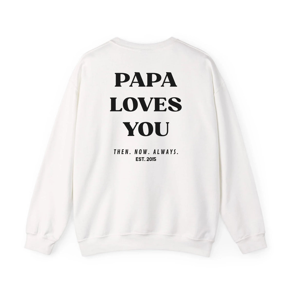 white sweatshirt back mockup