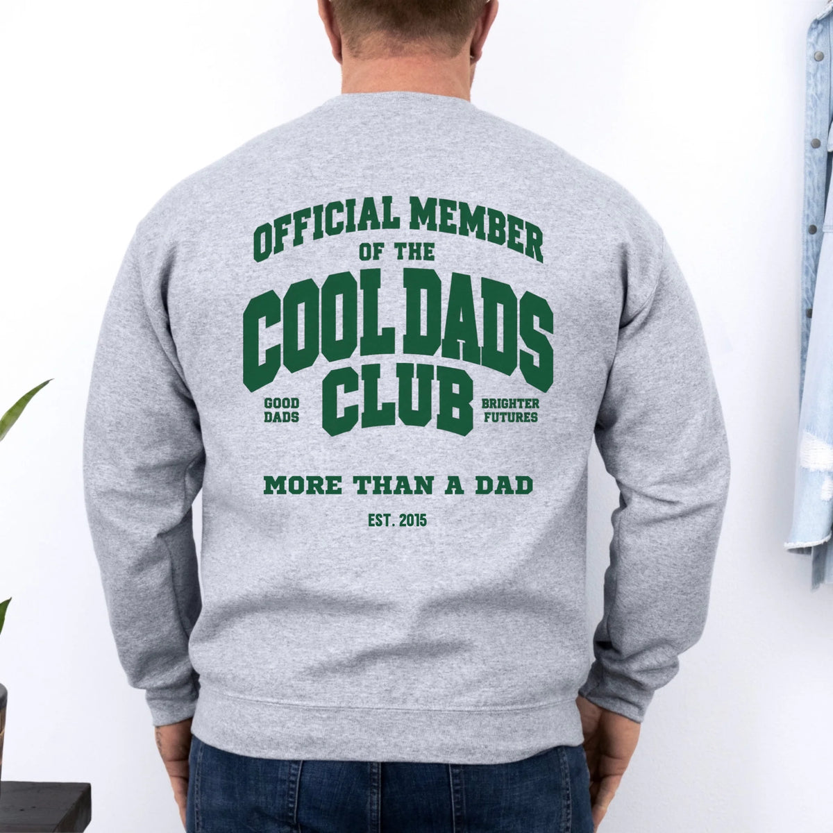 papa sweatshirt rücken-grey