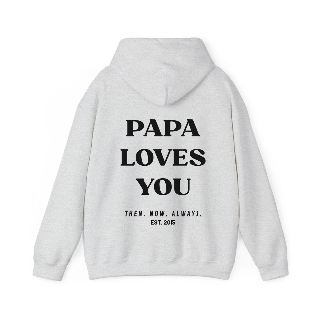 mamagibt Hoodie Papa loves you personalisiert