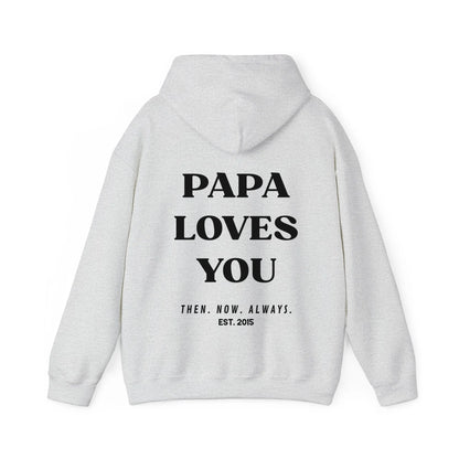 mamagibt Hoodie Papa loves you personalisiert