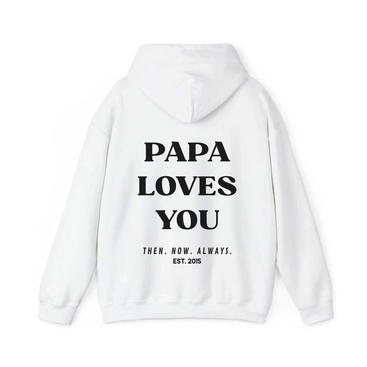 mamagibt Hoodie Papa loves you personalisiert