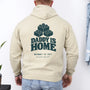 mamagibt Papa Hoodie Daddy is home Papa Hoodie daddy is home Sand personalisiert