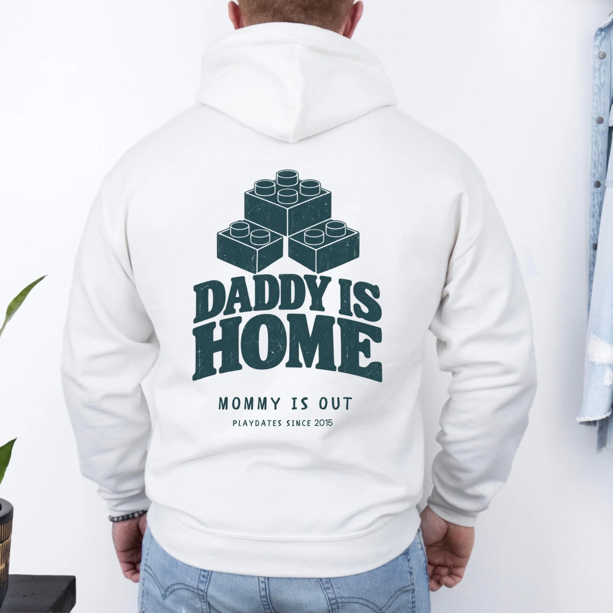 papa hoodie -rücken-white