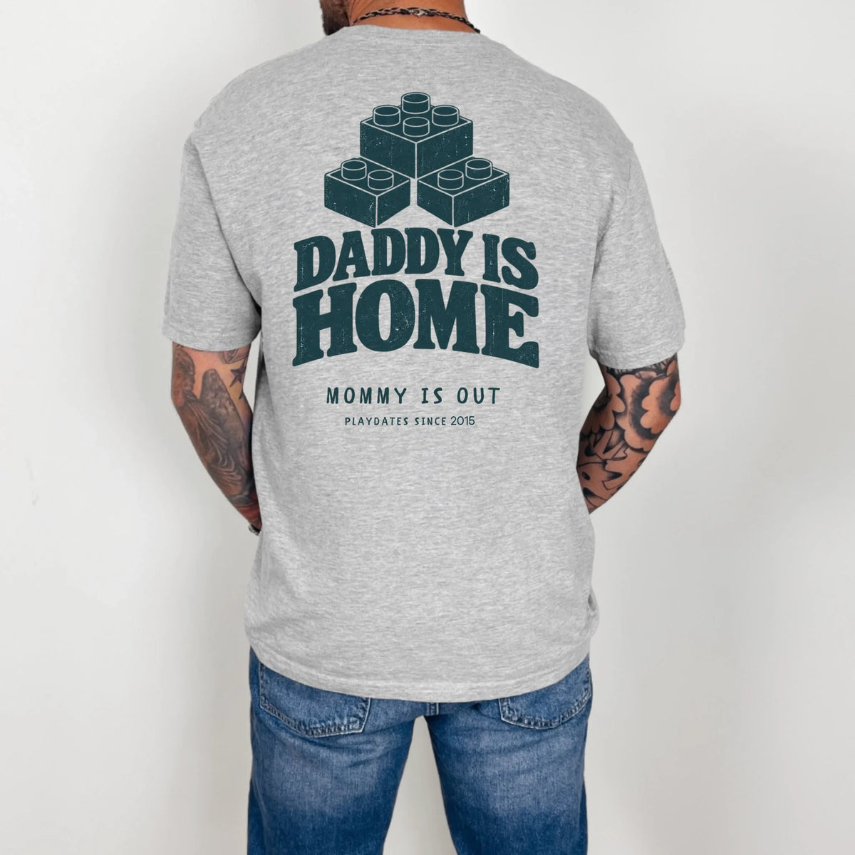 papa t-shirt -rücken-grey-2