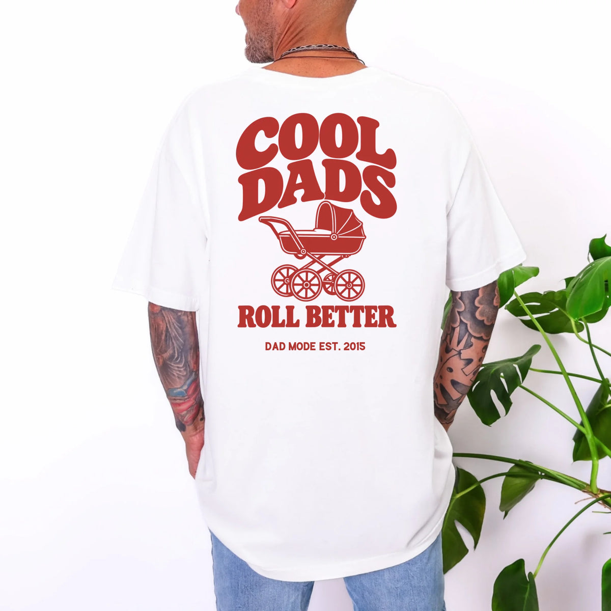 t-shirt weiß-rücken-mann