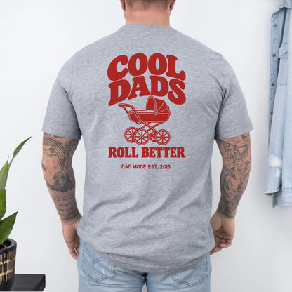 papa t-shirt -rücken-grey