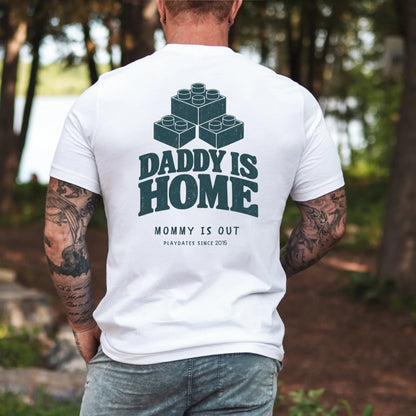 papa t-shirt -rücken-white