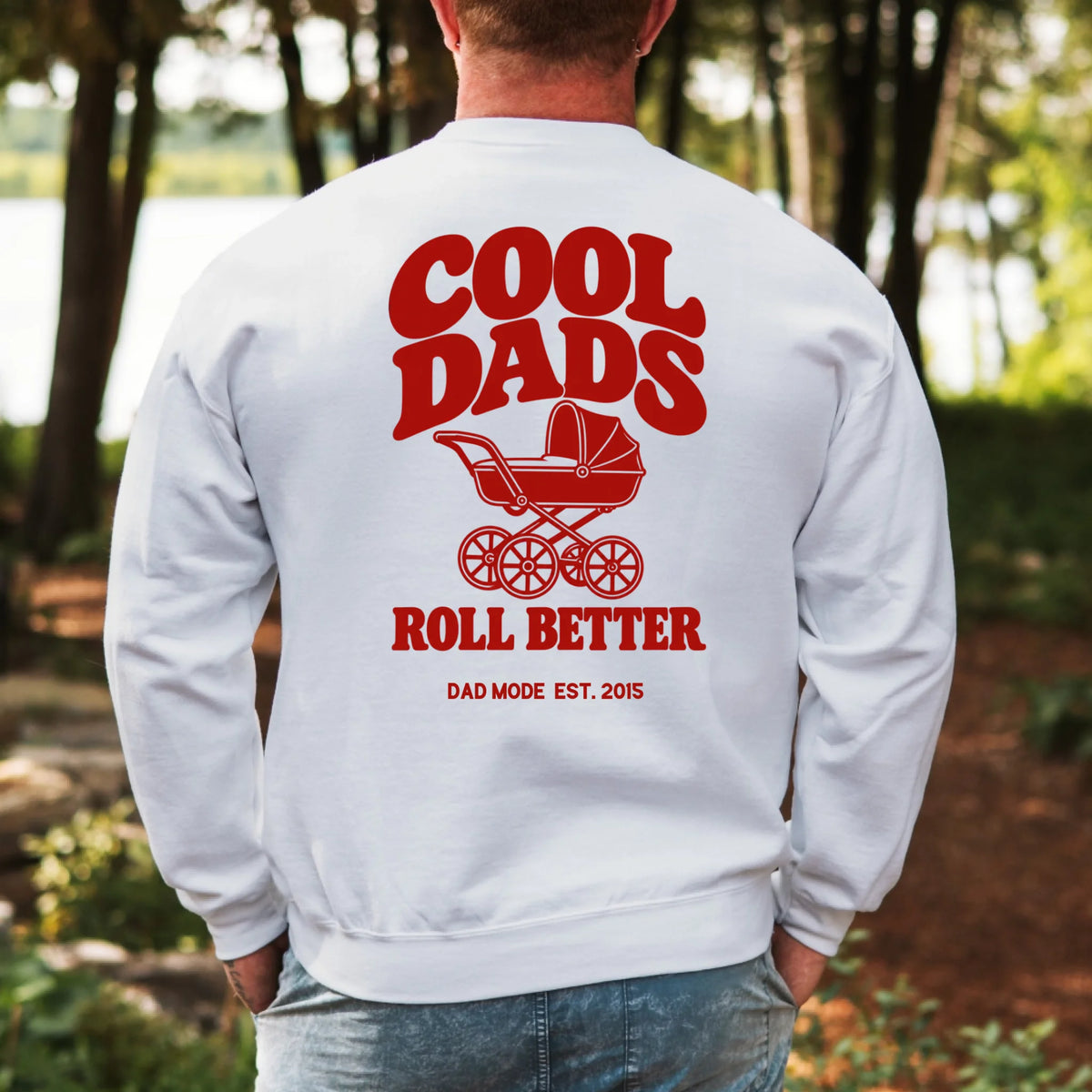 papa sweatshirt rücken-white