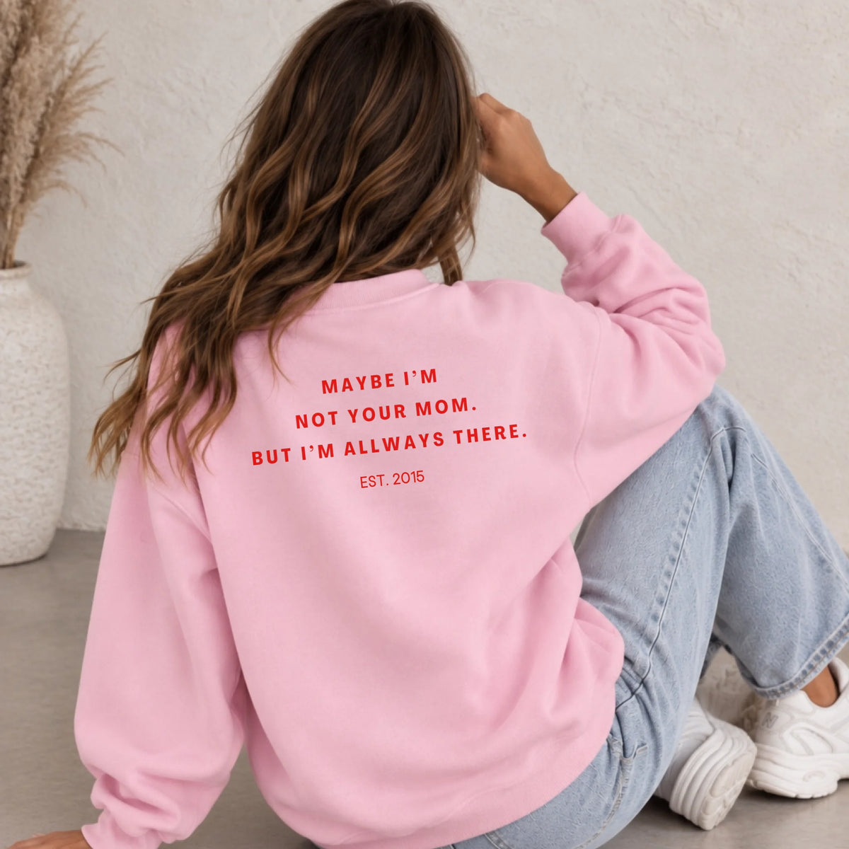 Mama -Sweatshirt rot