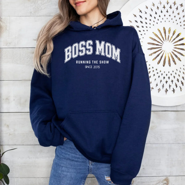 Mama Hoodie Bossmom since