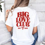 mamagibt Couple T-Shirt Love Club | Her Couple T-Shirt Love Club | Her White personalisiert