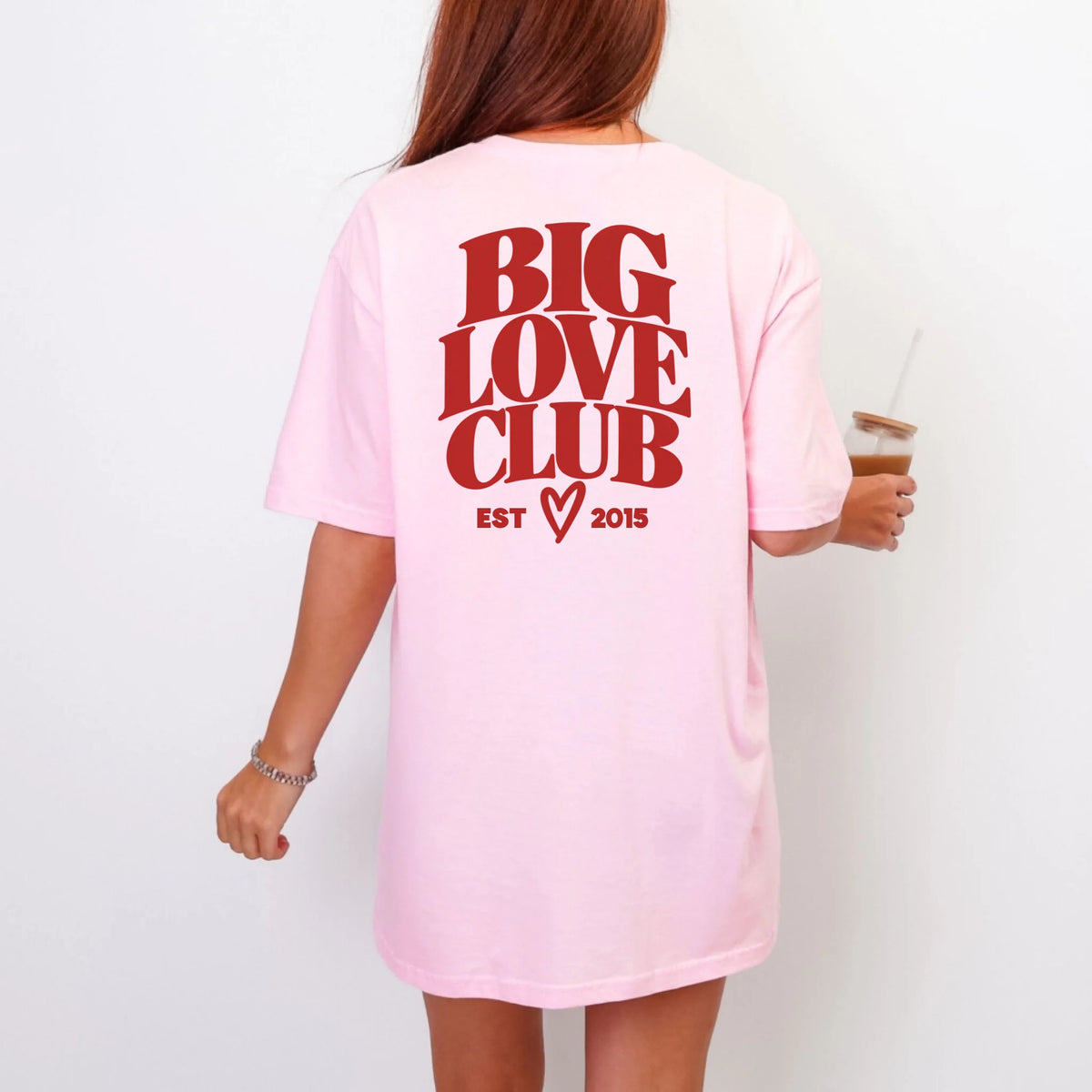 mamagibt Couple T-Shirt Love Club | Her Couple T-Shirt Love Club | Her personalisiert