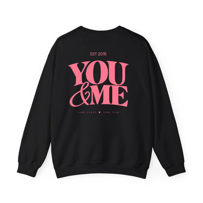 mamagibt Couple Sweatshirt you and me | Him personalisiert