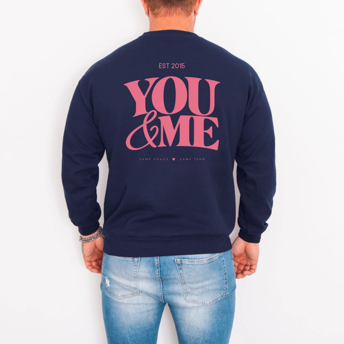 mamagibt Couple Sweatshirt you and me | Him personalisiert