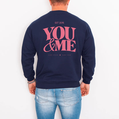 mamagibt Couple Sweatshirt you and me | Him personalisiert