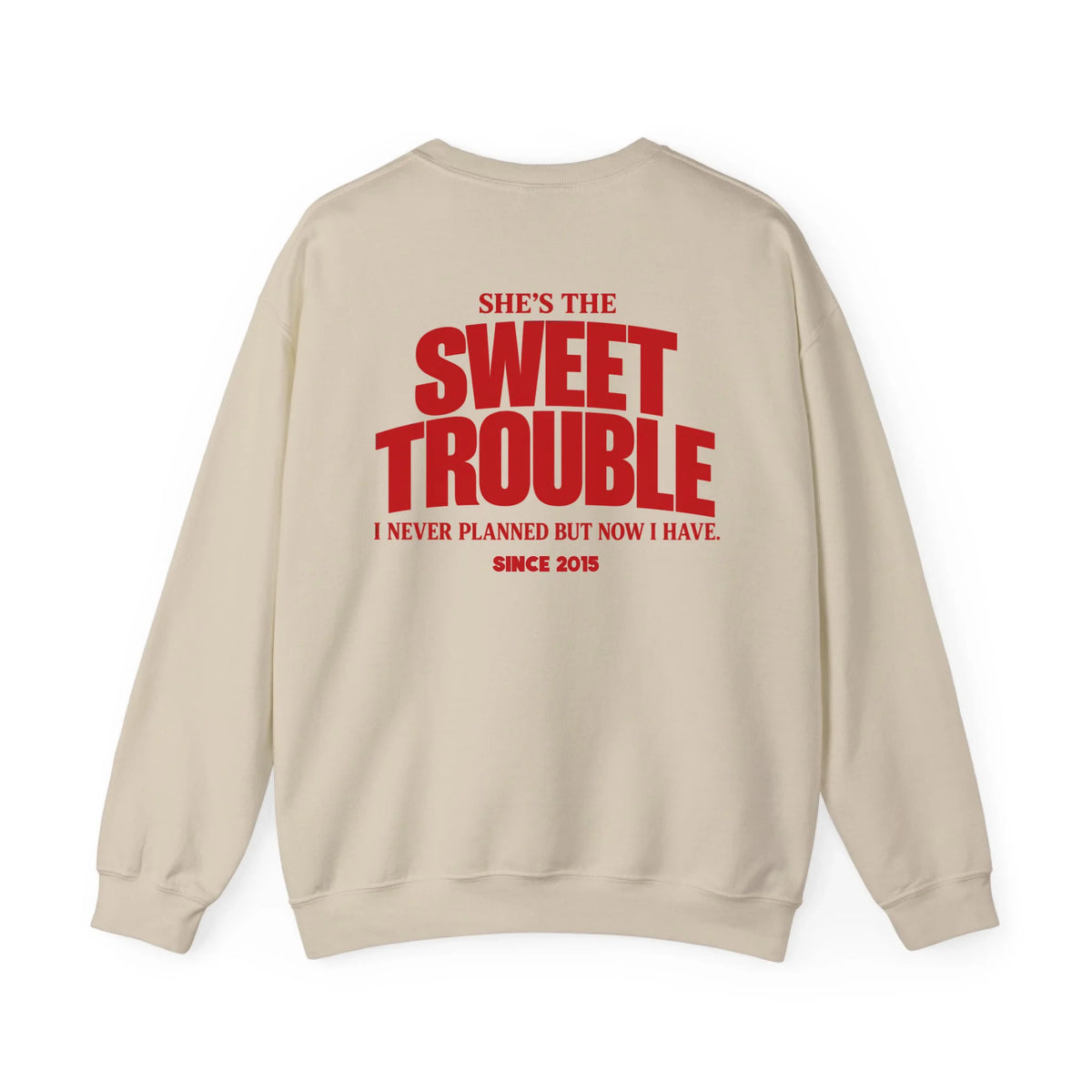 mamagibt Couple Sweatshirt sweet trouble | Him personalisiert