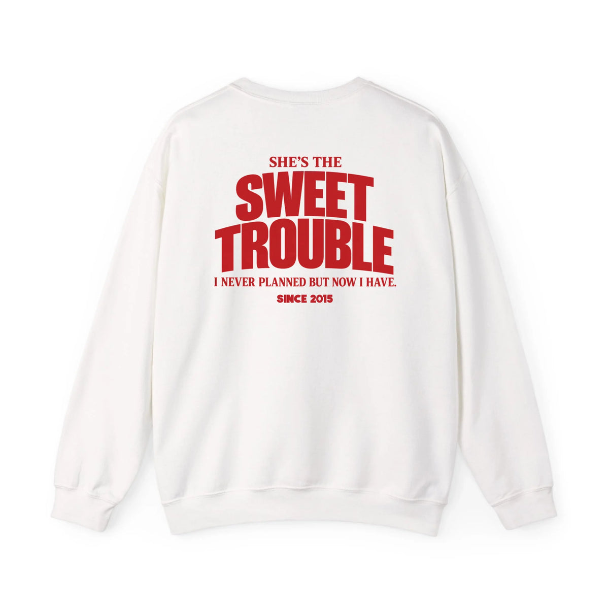 mamagibt Couple Sweatshirt sweet trouble | Him personalisiert
