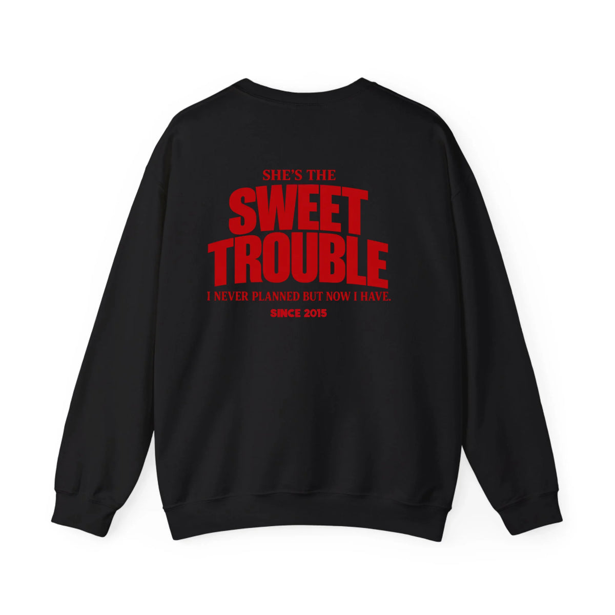 mamagibt Couple Sweatshirt sweet trouble | Him personalisiert