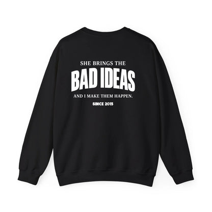 mamagibt Couple Sweatshirt bad ideas | Him personalisiert