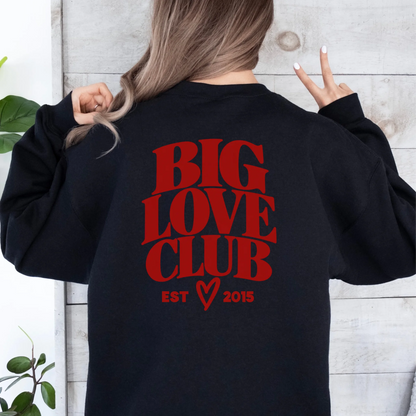 mamagibt Couple Sweatshirt Love Club | Her personalisiert