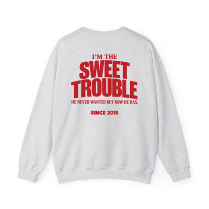 mamagibt Couple Sweatshirt sweet trouble | Her personalisiert