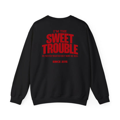 mamagibt Couple Sweatshirt sweet trouble | Her personalisiert