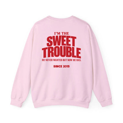 mamagibt Couple Sweatshirt sweet trouble | Her personalisiert