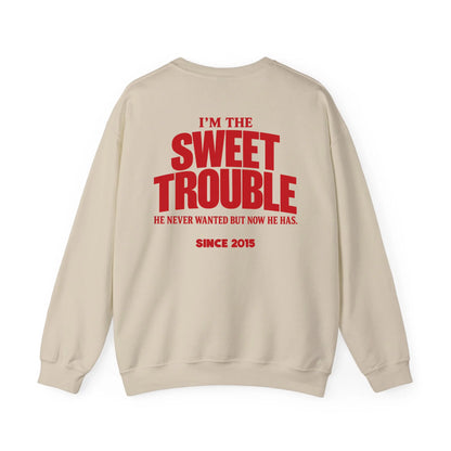 mamagibt Couple Sweatshirt sweet trouble | Her personalisiert