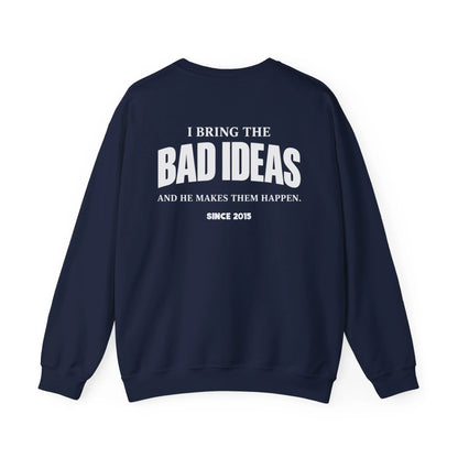 mamagibt Couple Sweatshirt bad ideas | Her personalisiert
