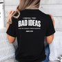 mamagibt Couple T-Shirt bad ideas | Her personalisiert
