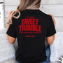 mamagibt Couple T-Shirt sweet trouble | Her personalisiert