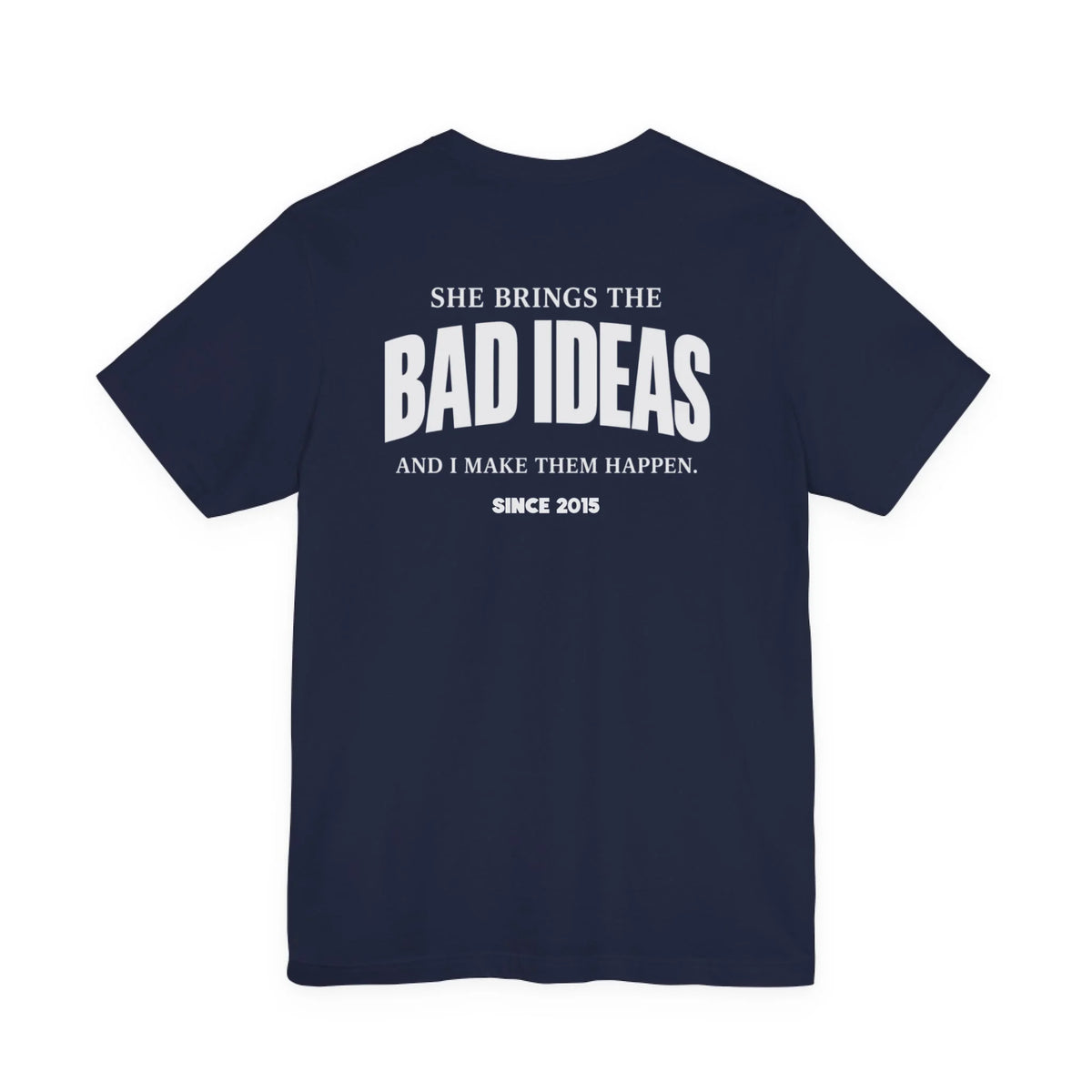 mamagibt Couple T-Shirt bad ideas | Him personalisiert