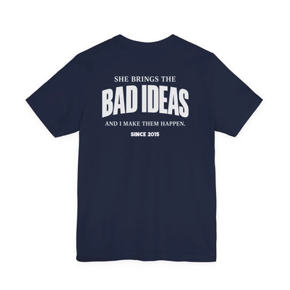 mamagibt Couple T-Shirt bad ideas | Him personalisiert