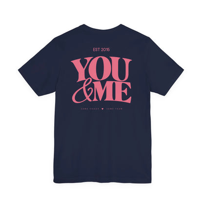 mamagibt Couple T-Shirt you and me | Him personalisiert
