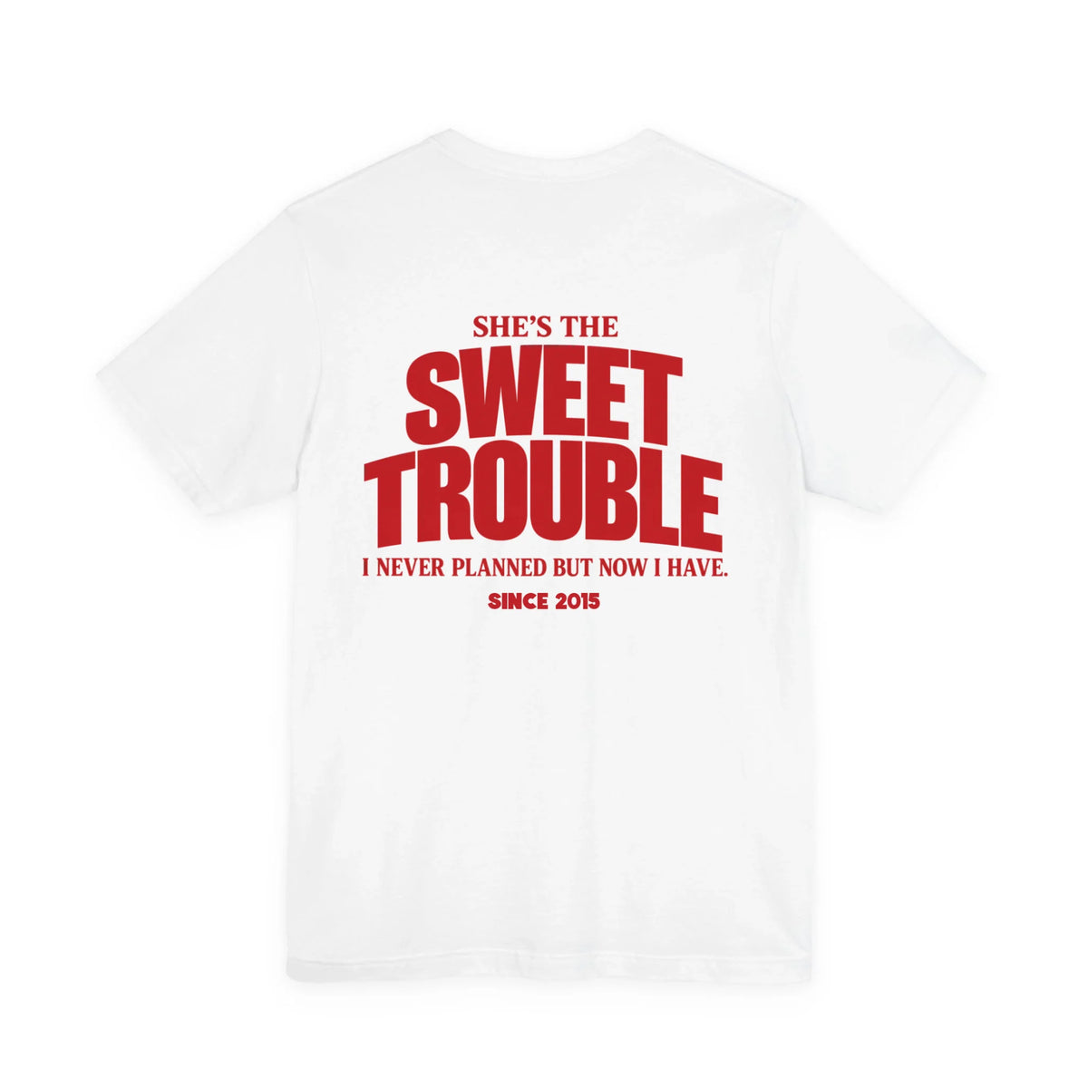 mamagibt Couple T-Shirt sweet trouble | Him personalisiert