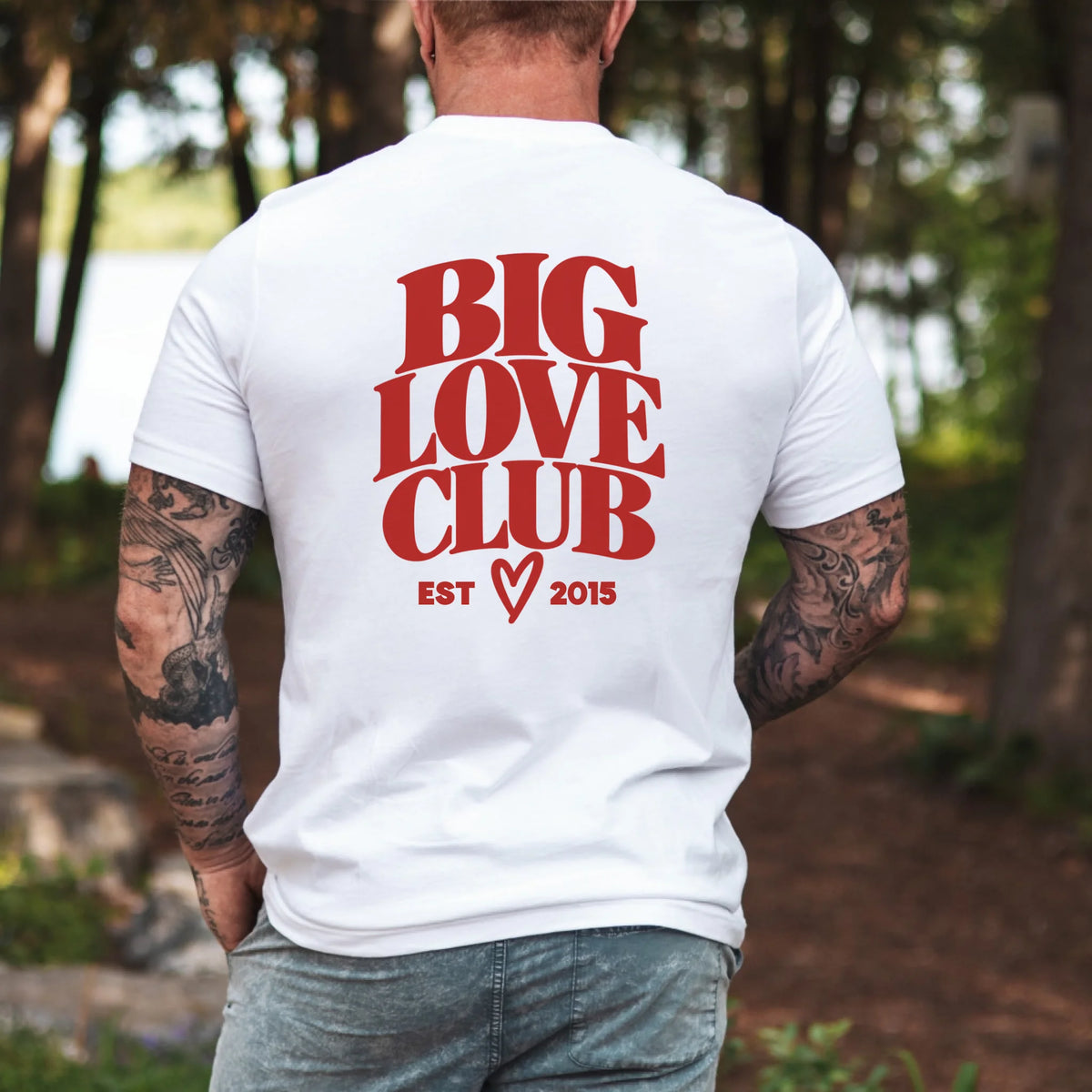 mamagibt Couple T-Shirt Love Club | Him Couple T-Shirt Love Club | Him White personalisiert