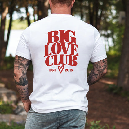 mamagibt Couple T-Shirt Love Club | Him Couple T-Shirt Love Club | Him White personalisiert