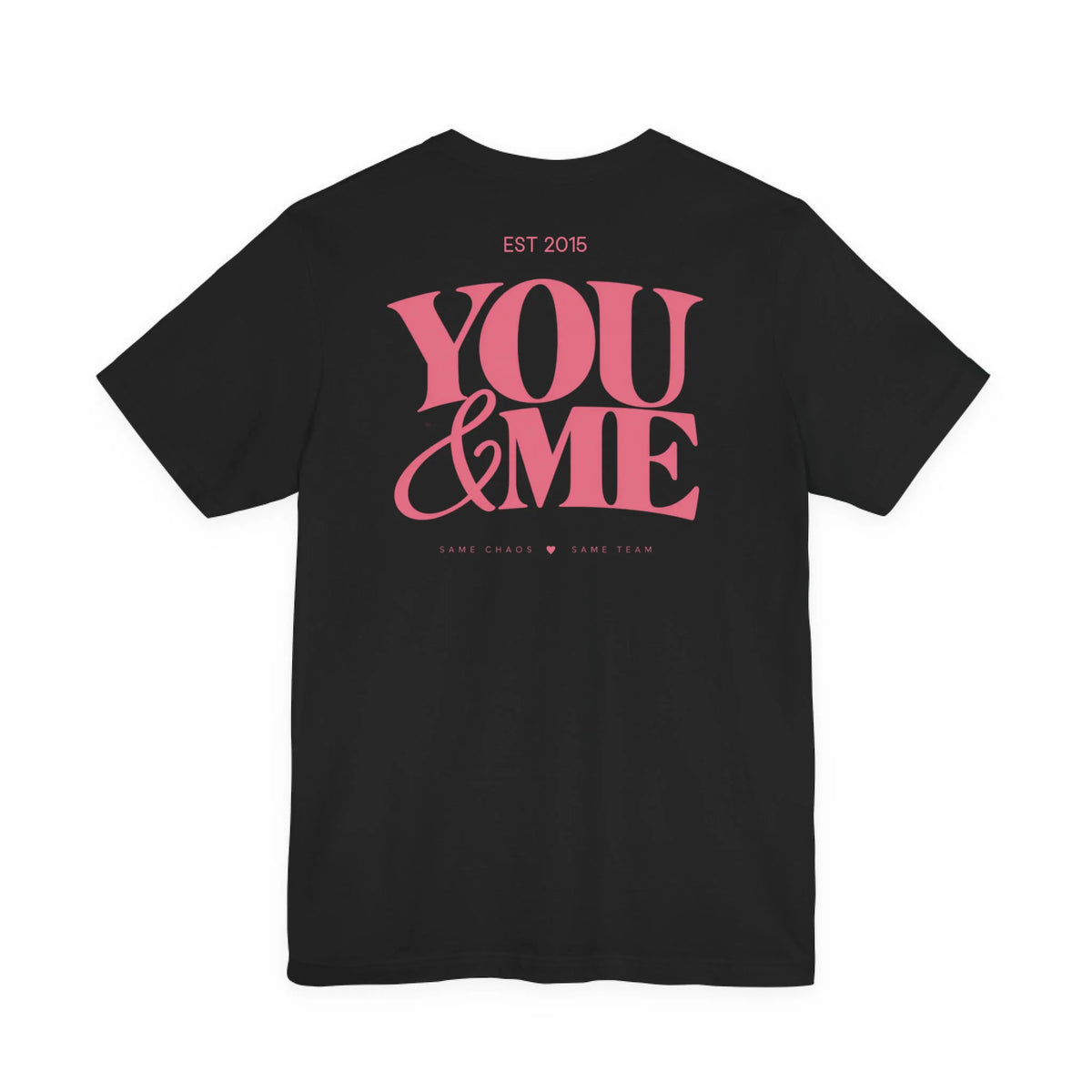 mamagibt Couple T-Shirt you and me | Him personalisiert
