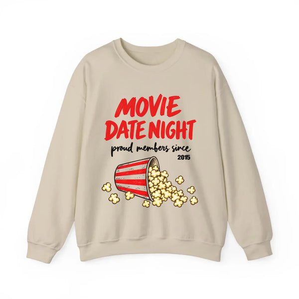 Couple Sweatshirt Movie Date Club | Him