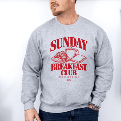 mamagibt Couple Sweatshirt Breakfast Club | Him Sweatshirt Couple Breakfast Club | Him personalisiert